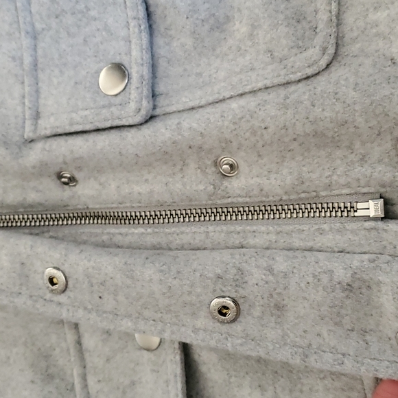 🆕️ GAP GIRLS GREY WOOL COAT 🤍 - Picture 6 of 10